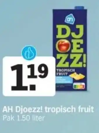 Albert Heijn AH Djoezz! tropisch fruit aanbieding