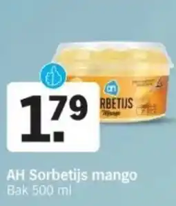 Albert Heijn AH Sorbetijs mango aanbieding