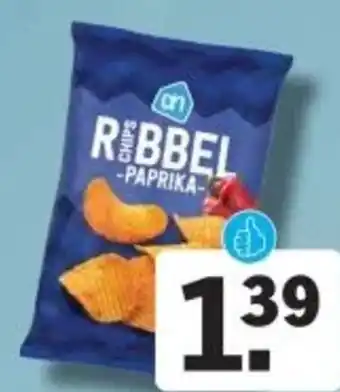 Albert Heijn AH Ribbel chips paprika aanbieding