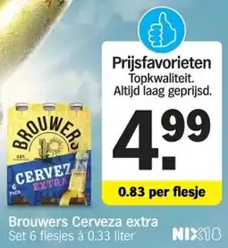 Albert Heijn Brouwers Cerveza extra aanbieding