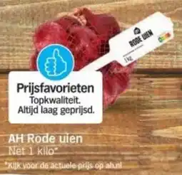 Albert Heijn AH Rode uien aanbieding