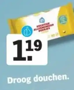 Albert Heijn Droog douchen aanbieding