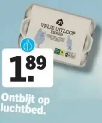 Albert Heijn Vrije uitloop eieren aanbieding