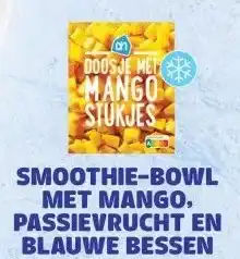 Albert Heijn Smoothie Bowl met mango, passievrucht en blauwe bessen aanbieding