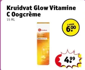 Kruidvat Kruidvat Glow Vitamine C Oogcrème aanbieding