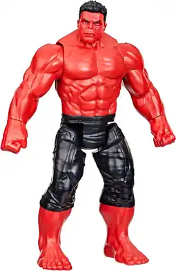 Amazon Marvel Studios Captain America Brave New World, Titan Hero Series, Deluxe Red Hulk-actiefiguur aanbieding
