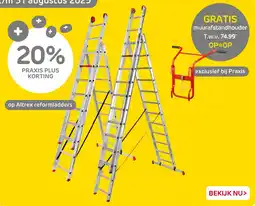 Praxis op Altrex reformladders aanbieding