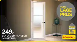 Praxis Sencys binnendeur industrial aanbieding