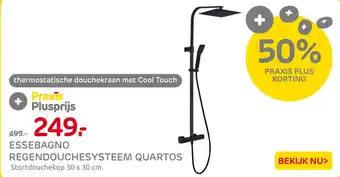 Praxis Essebagno regendouchesysteem quartos aanbieding