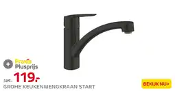 Praxis Grohe keukenmengkraan start aanbieding