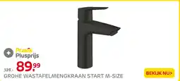 Praxis Grohe wastafelmengkraan start m-size aanbieding