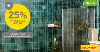 Praxis op Grossfillex waterdichte wandpanelen aanbieding
