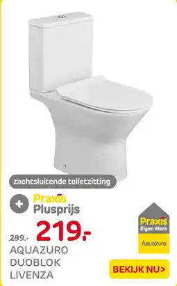 Praxis Aquazuro duoblok livenza aanbieding
