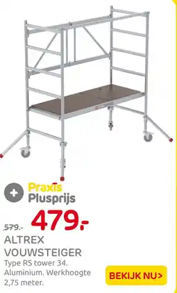 Praxis Altrex vouwsteiger aanbieding