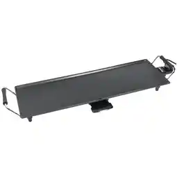 Amazon Bestron elektrische XL Grillplaat, Teppanyaki Tafelgrill met antiaanbaklaag, 1000W, zwart aanbieding