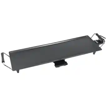 Amazon Bestron elektrische XL Grillplaat, Teppanyaki Tafelgrill met antiaanbaklaag, 1000W, zwart aanbieding