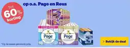 Bol.com Tot 60% korting op o.a. Page en Reus aanbieding