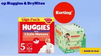 Bol.com op Huggies & DryNites aanbieding