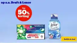 Bol.com op o.a. Dreft & Lenor aanbieding
