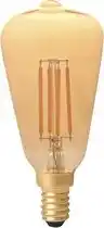 Bol.com Calex LED lamp - Rustiek 4W E14 - Gold 2100K - dimbaar met Led dimmer - (2 stuks) aanbieding