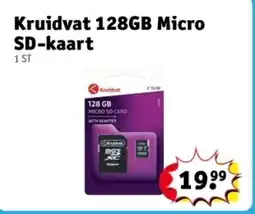 Kruidvat Kruidvat 128GB Micro SD-kaart aanbieding