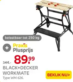 Praxis Black+Decker workmate aanbieding