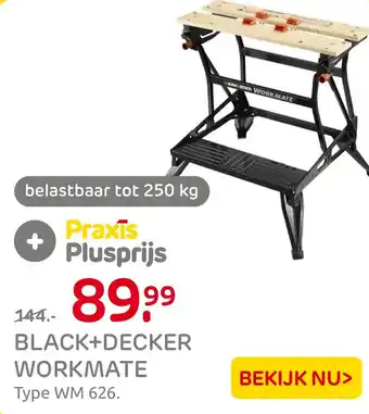 Praxis Black+Decker workmate aanbieding