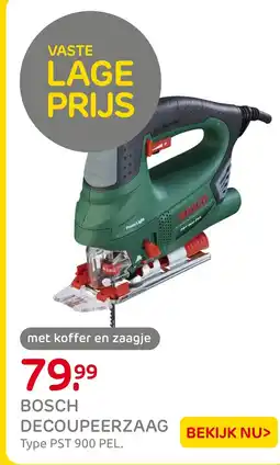 Praxis Bosch decoupeerzaag aanbieding