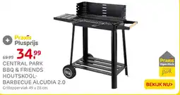 Praxis Central park bbq & friends houtskool barbecue alcudia 2.0 aanbieding
