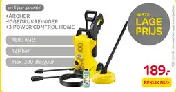 Praxis Kärcher hogedrukreiniger k3 power control home aanbieding