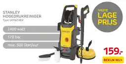 Praxis Stanley hogedrukreiniger aanbieding