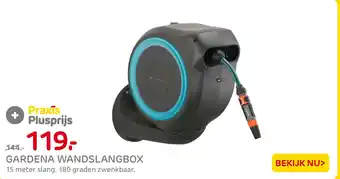 Praxis Gardena wandslangbox aanbieding