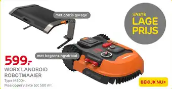 Praxis Worx landroid robotmaaier aanbieding