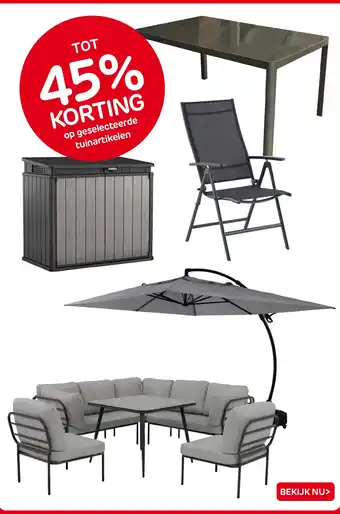Praxis op geselecteerde tuinartikelen aanbieding