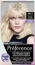 Bol.com Préférence Cool Blondes 10.1 Extra Licht Asblond Permanente Haarverf aanbieding