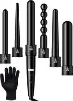 Bol.com VAIVE Krultang met 6 Opzetstukken - Haarkruller - Krultangen - Curling iron - 32mm - 19 mm - 25mm aanbieding
