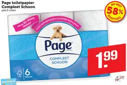 Coop Page toiletpapier Compleet Schoon aanbieding