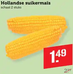 Coop Hollandse suikermaïs aanbieding