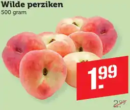 Coop Wilde perziken aanbieding