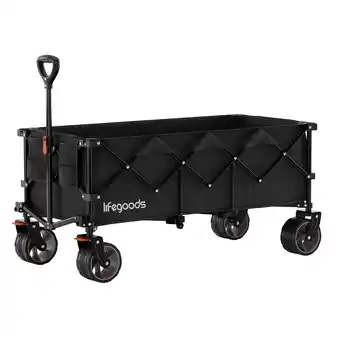 ANWB Lifegoods Bolderkar 150KG Zwart aanbieding
