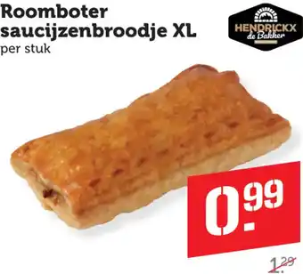 Coop Roomboter saucijzenbroodje XL aanbieding