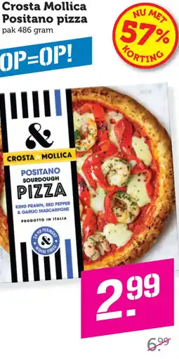 Coop Crosta Mollica Positano pizza aanbieding