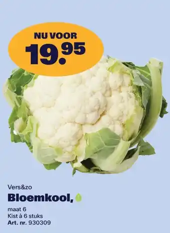 Bidfood Vers&zo Bloemkool aanbieding