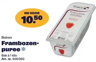 Bidfood Boiron Frambozenpuree aanbieding