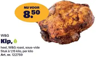 Bidfood W&G Kip aanbieding