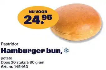 Bidfood Pastridor Hamburger bun aanbieding