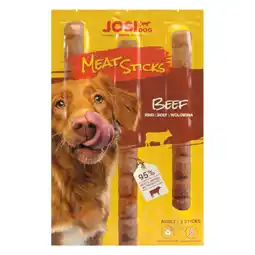 Zooplus 33g JosiDog Meat Sticks met rundvleessnacks voor honden aanbieding