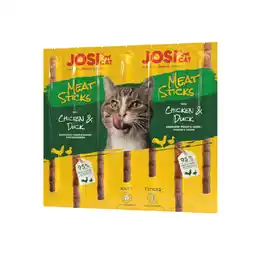 Zooplus 35g JosiCat Meat Sticks met kip & eend kattensnacks aanbieding