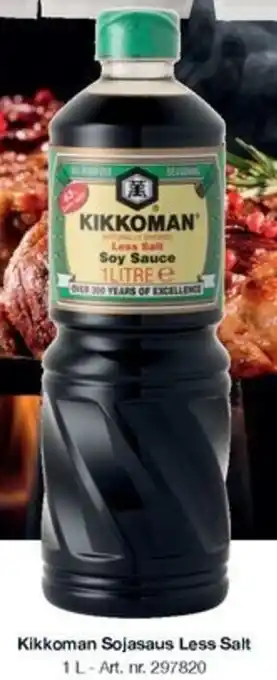 Bidfood Kikkoman Sojasaus Less Salt aanbieding
