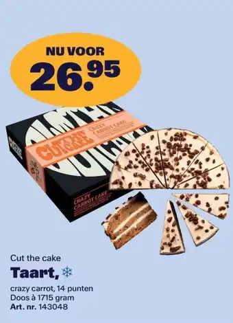 Bidfood Cut the cake Taart aanbieding